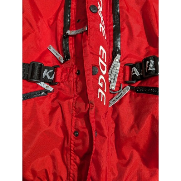 Katahdin Gear Knife Edge Snowmobile Jacket Men's L Red White Thermore Insulated - Picture 5 of 9